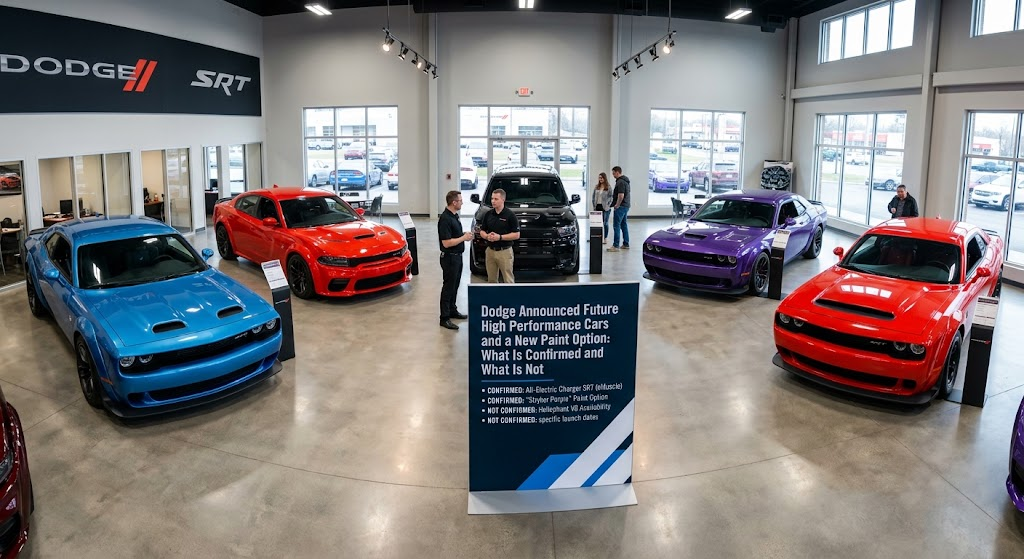 Dodge Announced Future High Performance Cars and a New Paint Option