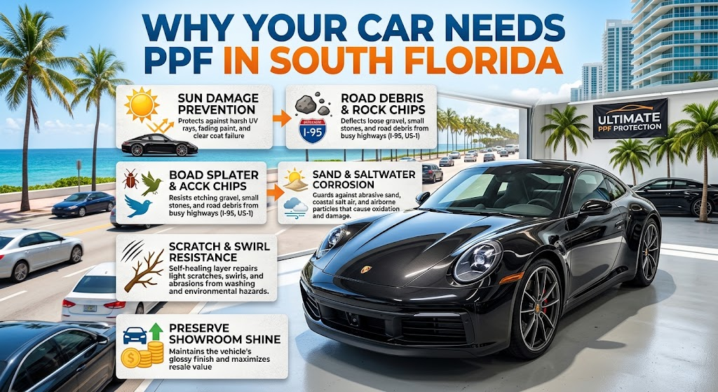 Why Your Car Needs PPF in South Florida